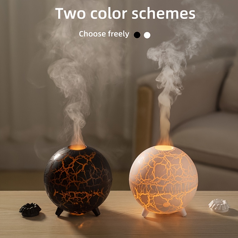  612 planet aromatherapy humidifier usb powered 7 color gradient ambient light suitable for office study and home decoration details 1