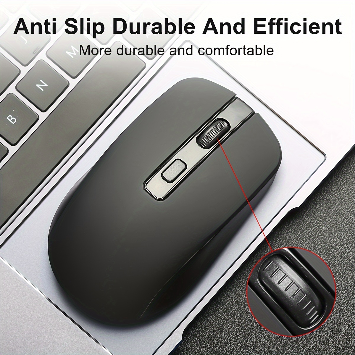 wireless mouse universal wireless business optical office mouse adjustable resolution portable computer mouse laptop desktop tablet wireless mouse details 2