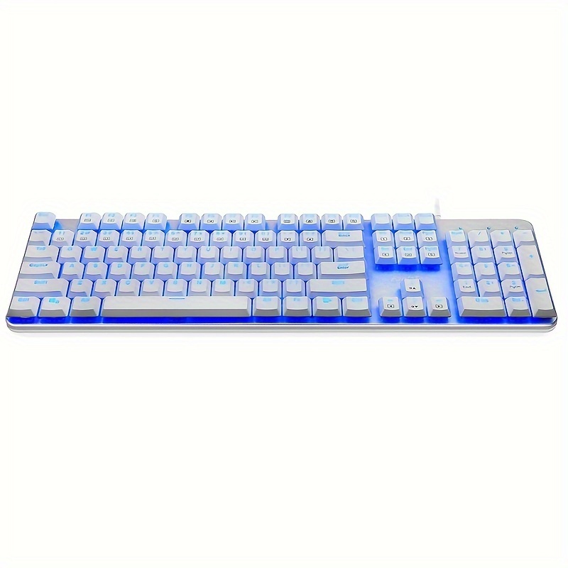   kg051   led backlit mechanical game keyboard 104 keys usb gaming keyboard for pc details 1