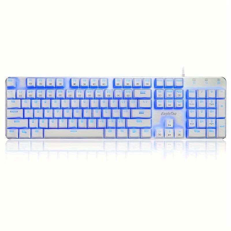   kg051   led backlit mechanical game keyboard 104 keys usb gaming keyboard for pc details 2