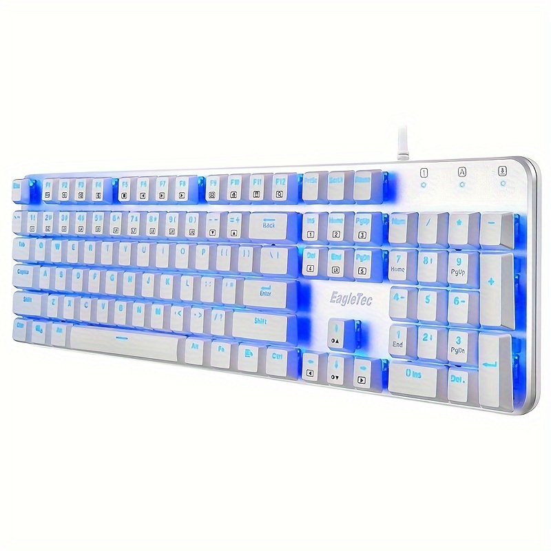   kg051   led backlit mechanical game keyboard 104 keys usb gaming keyboard for pc details 3