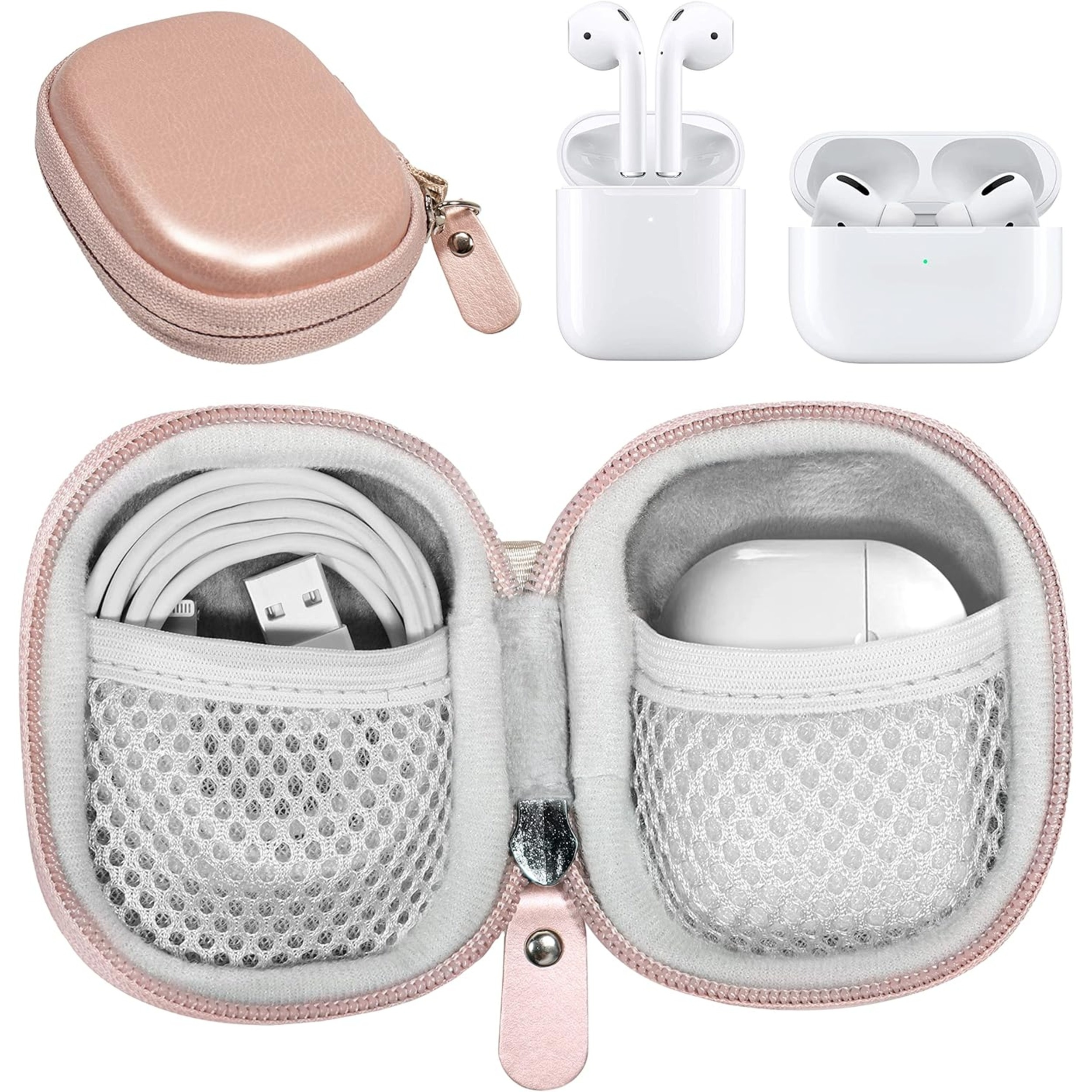 protective case for   pro   2   1 samsung     galaxy buds and universal for other true wireless earbuds mesh accessories pocket details 5