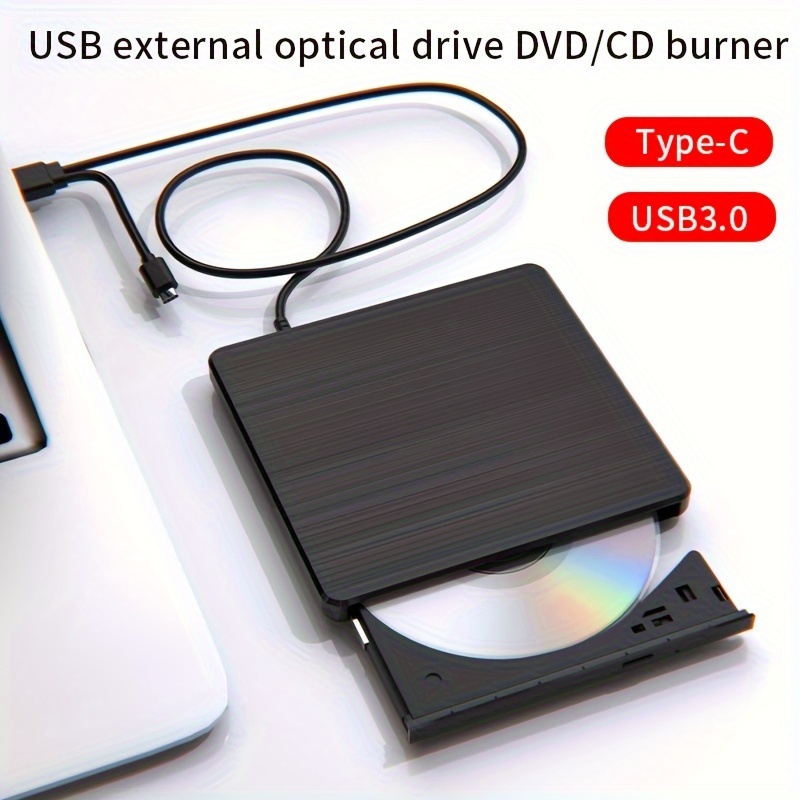 usb c 3 0 external dvd drive burner reader writer rw for laptop for macbook pc details 2