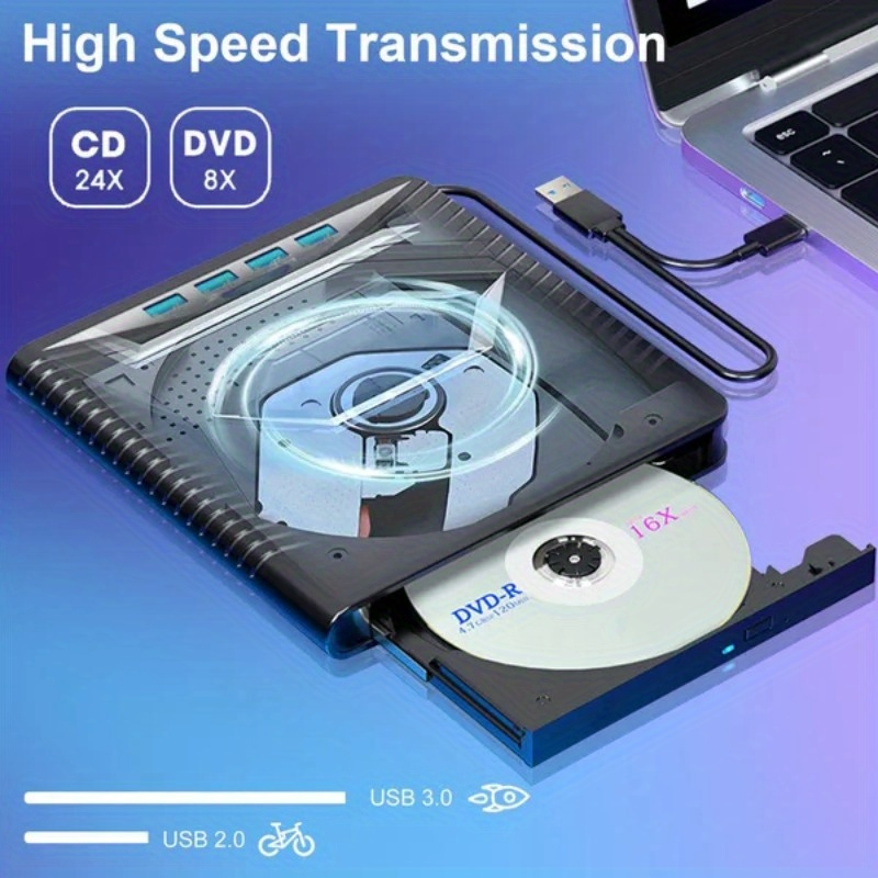 external blu ray drive dvd bd player read write portable   drive usb 3 0 and type c dvd burner blu ray drivecompatible with win7 win8 win10   os blu   blu ray version details 1